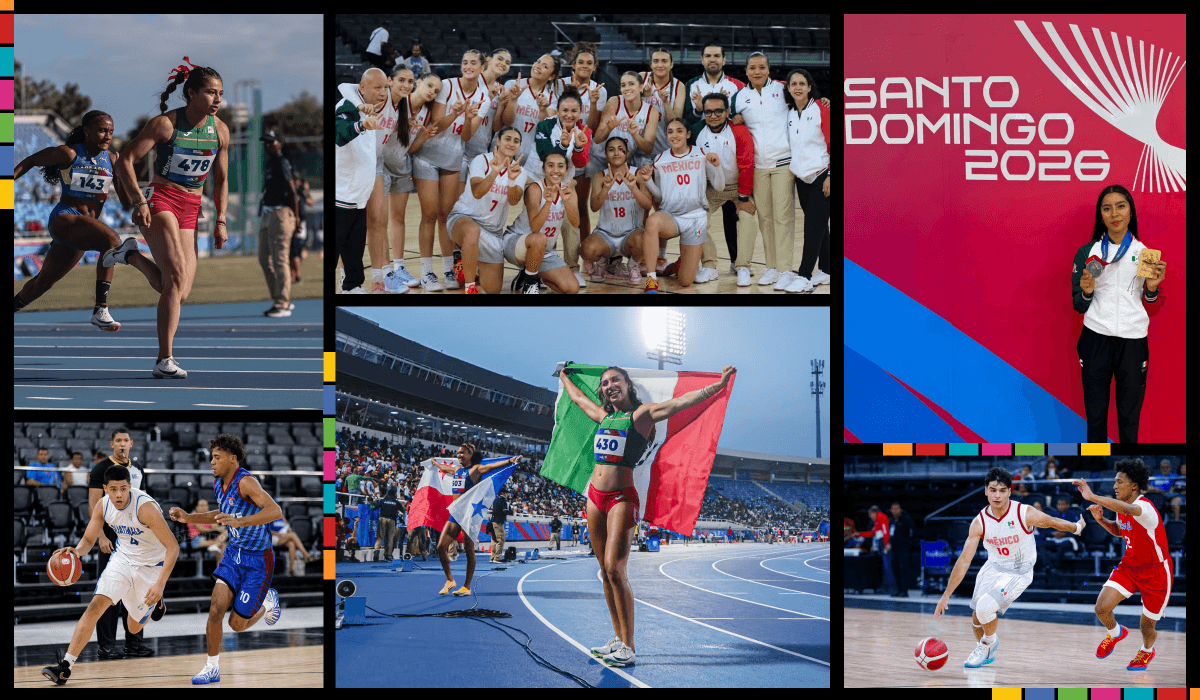 Estudiantes Aztecas participan en los Juegos Centroamericanos y del Caribe 2026.