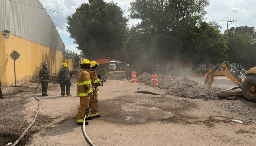 Se registra fuga de gas en la colonia San Rafael Oriente en Puebla.