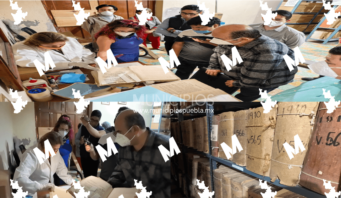 INAH evalúa el estado de documentos históricos resguardados en Tehuacán.