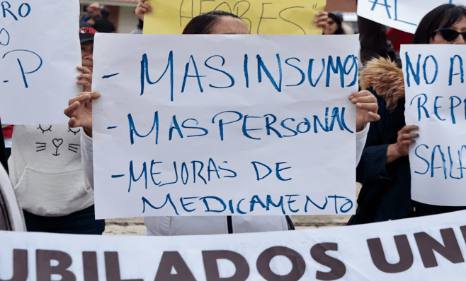 Trabajadores del IMSS marcharán este martes 13 de octubre.