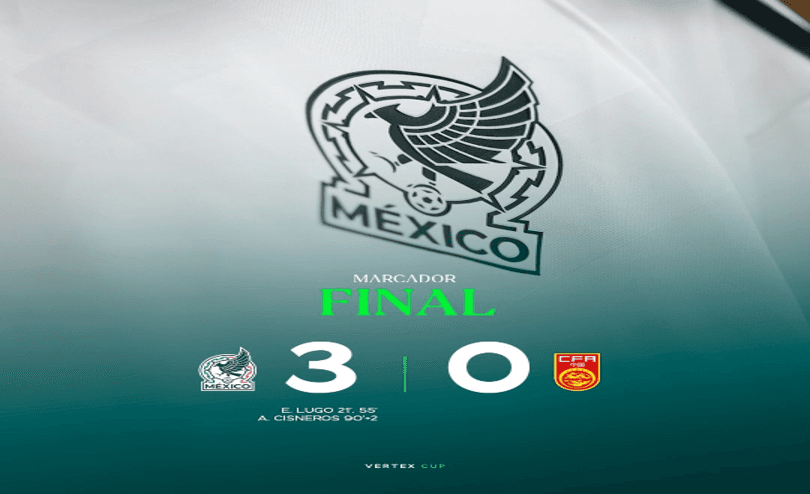 México Sub-17 triunfa ante China en la Vertex Cup.
