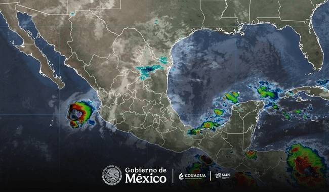 Huracán Trudy se degradó a tormenta tropical.