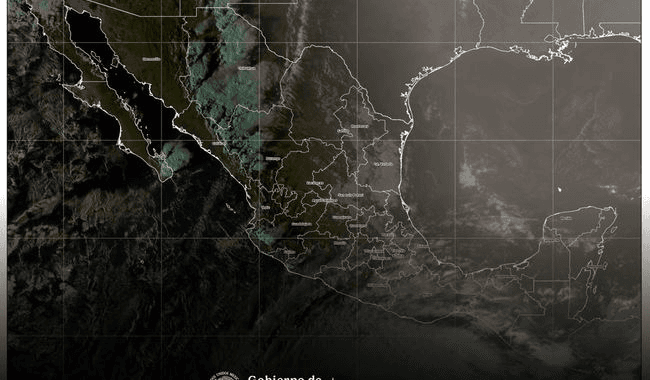 Este viernes por la noche se prevén lluvias fuertes en zonas del noroeste y norte de México.