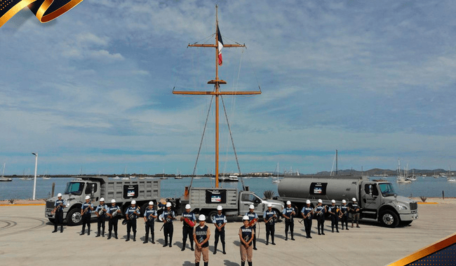 Marina implementa acciones de prevención ante huracán Trudy.